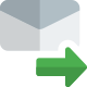 Email forward button icon