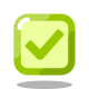 Ausgefüllte Checkbox icon