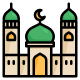 mosque-Muslim-islam-Ramadan kareem-building icon