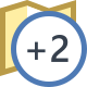 Zeitzone +2 icon