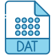 外部 DAT 文件扩展名 Bearicons-blue-bearicons icon