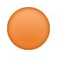 주황색 원 이모티콘 icon