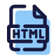 HTML文件类型 icon