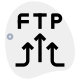 FTP application for data uploading from multiple sources icon