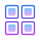 quatro quadrados icon