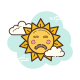 Грустное солнце icon