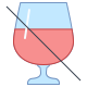 No alcohol icon