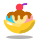 Banana split icon