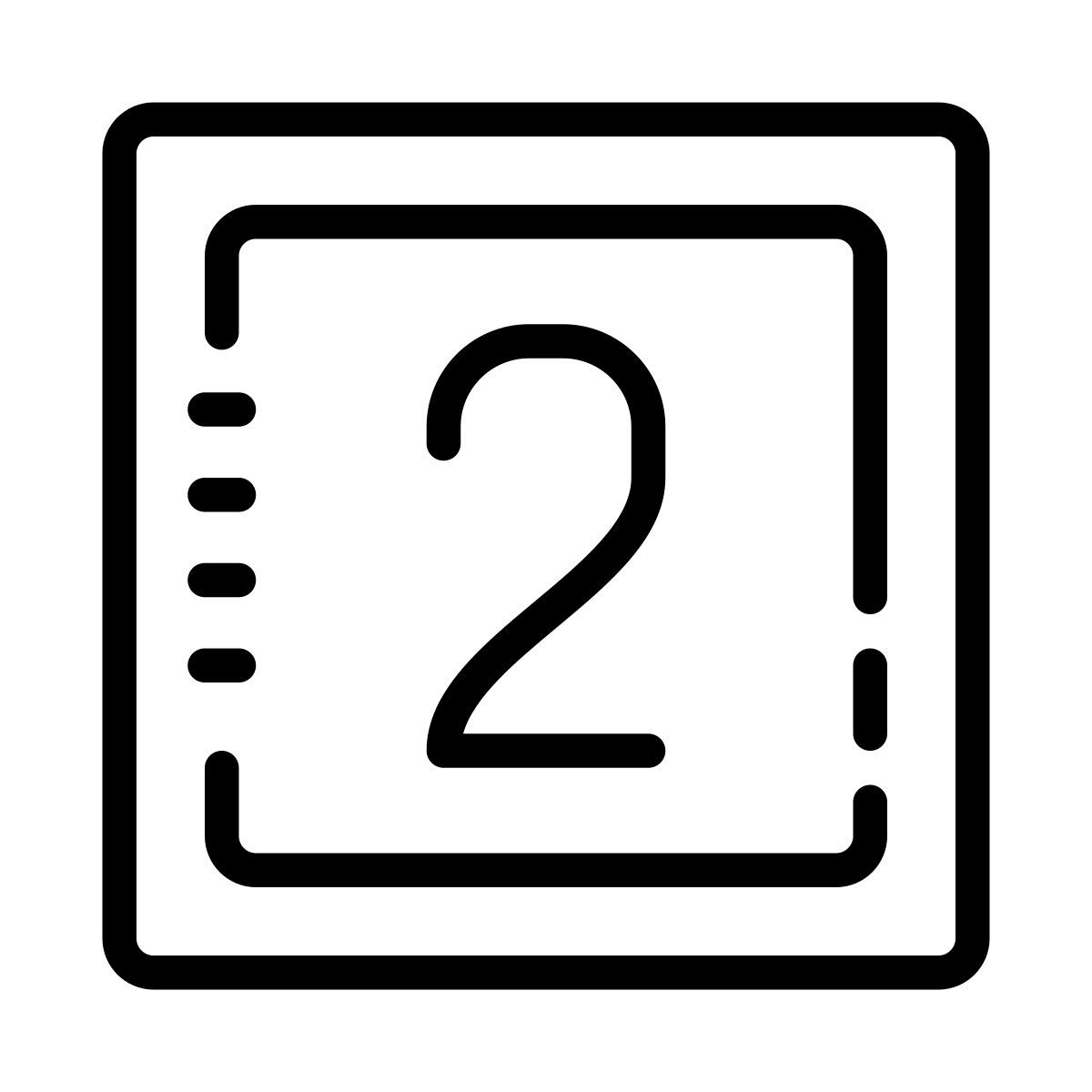 cute outline style 2 icon