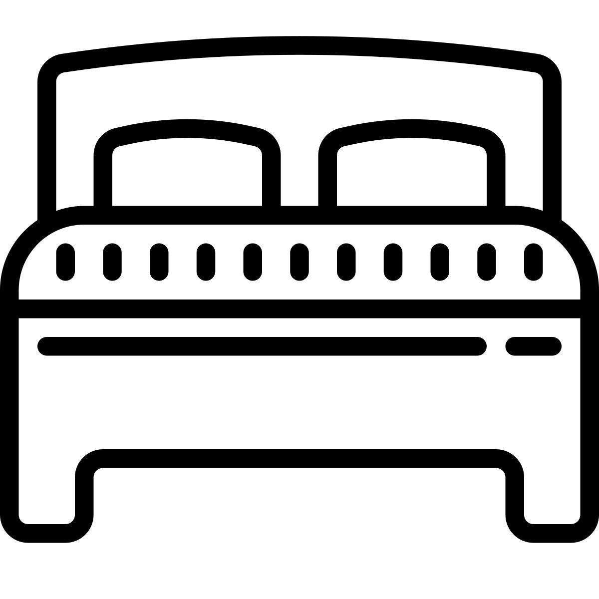 cute outline style cama icon