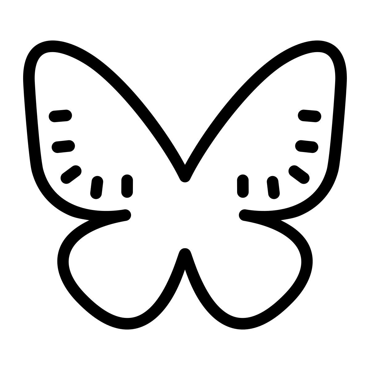 cute outline style 블루스카이 icon