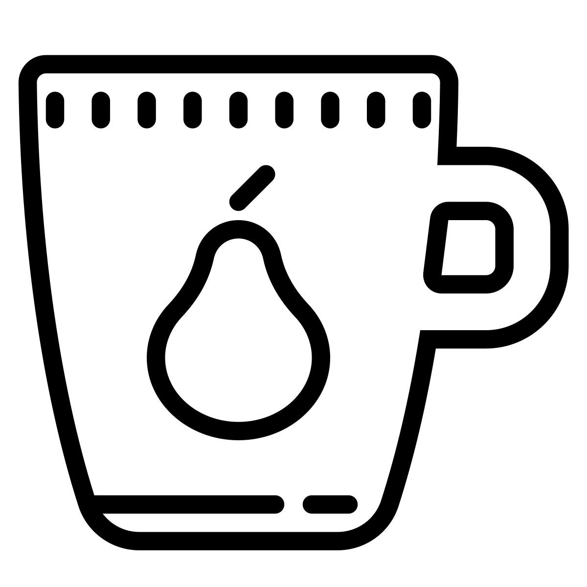 cute outline style branding icon