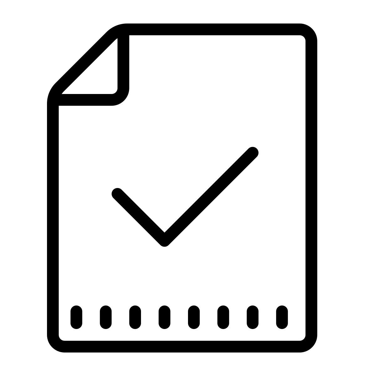 cute outline style 파일 확인 icon