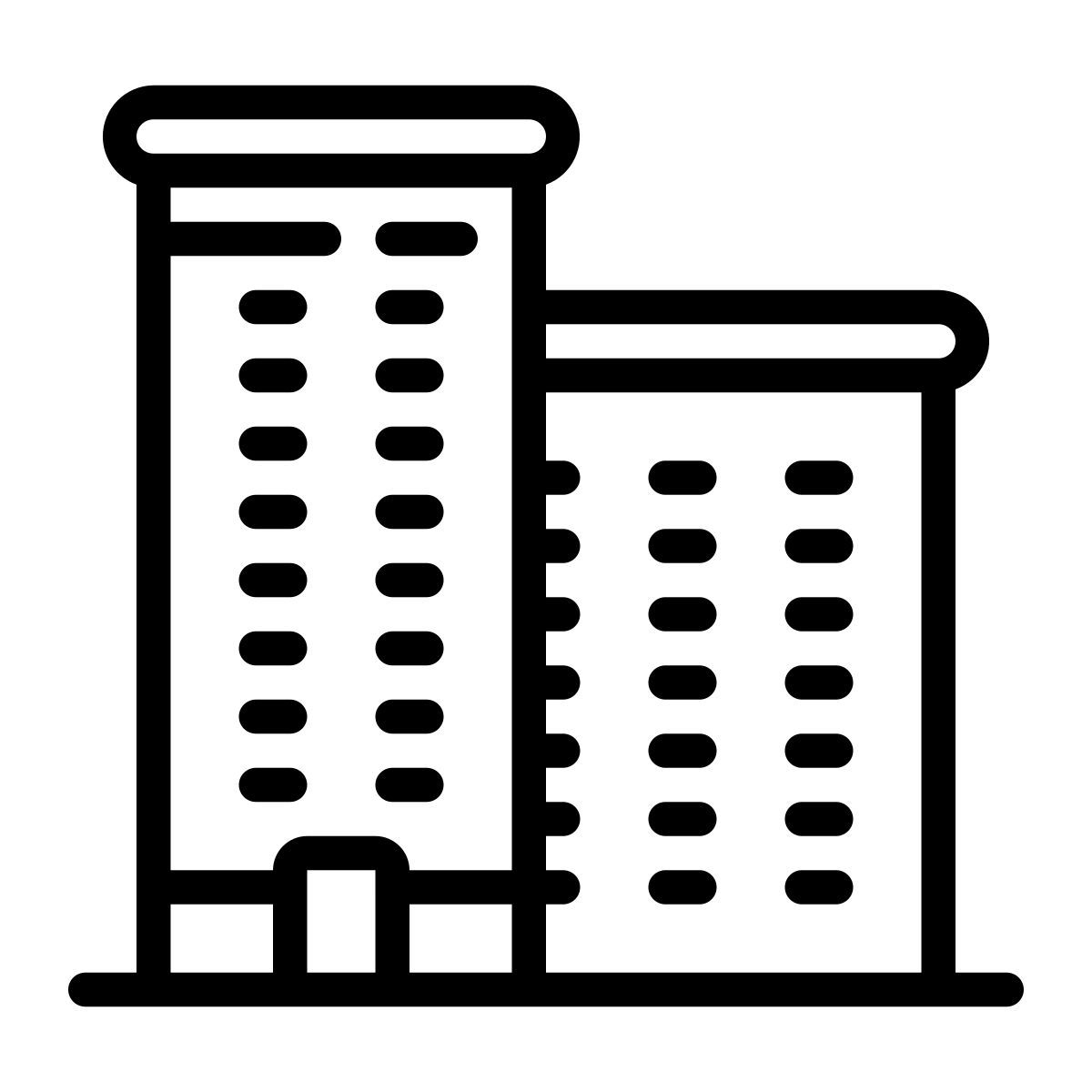 cute outline style unternehmen icon