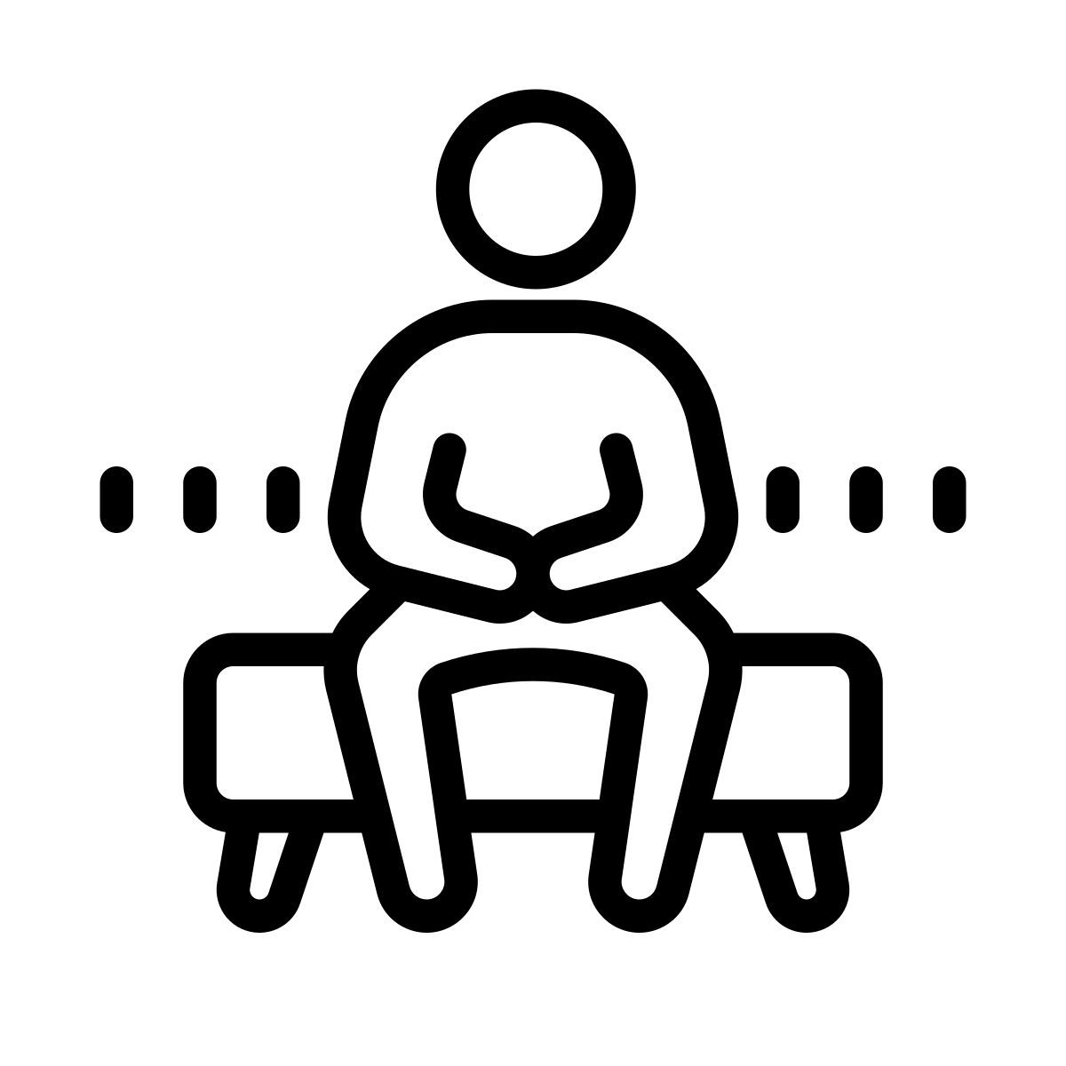 cute outline style berater icon