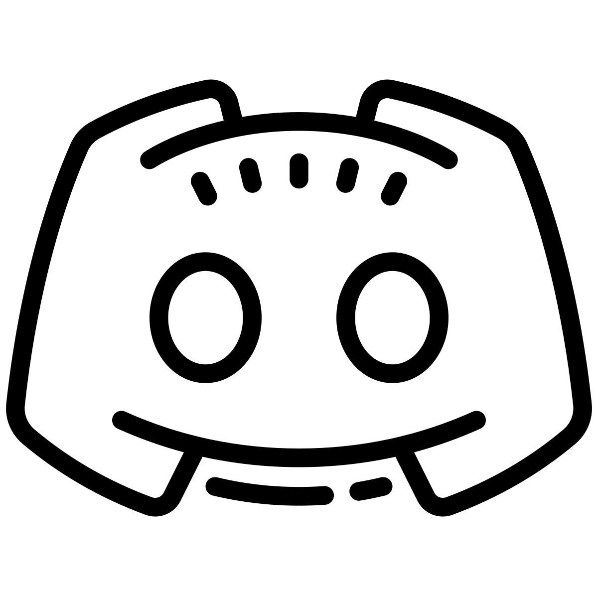 cute outline style discord icon