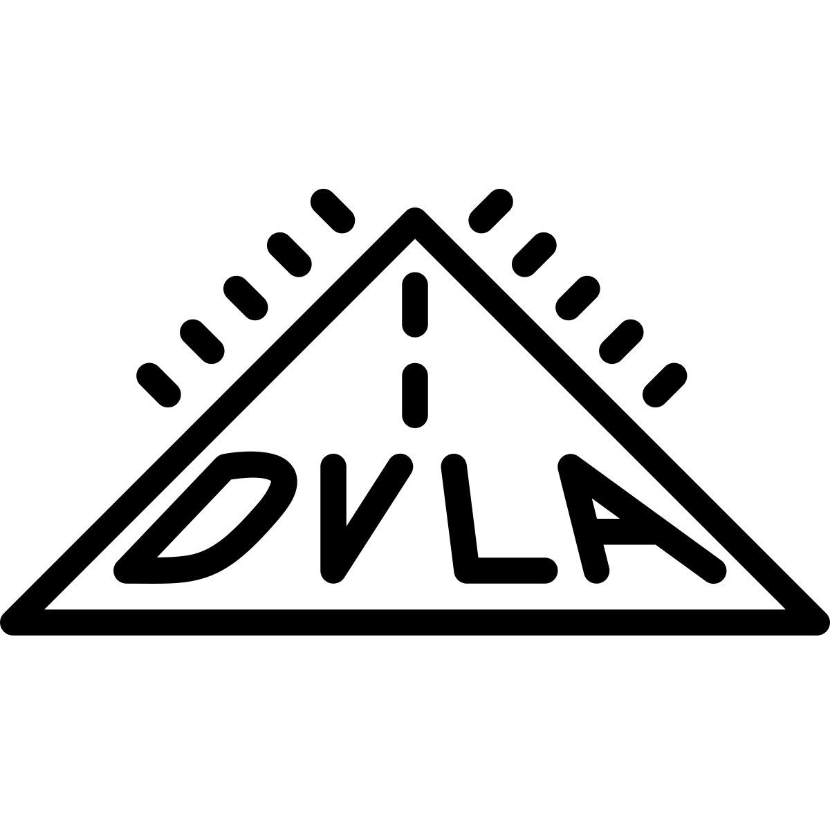 cute outline style dvla icon