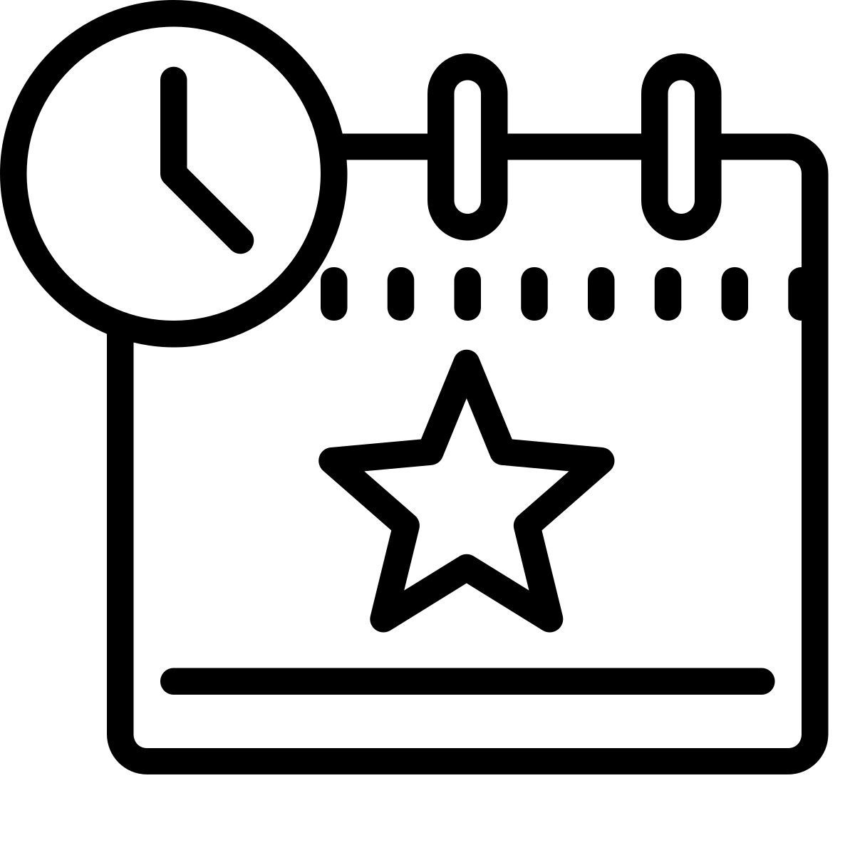 cute outline style evento aceptado de forma provisional icon