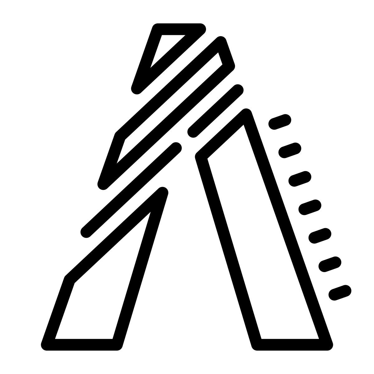 cute outline style i miei cinque icon