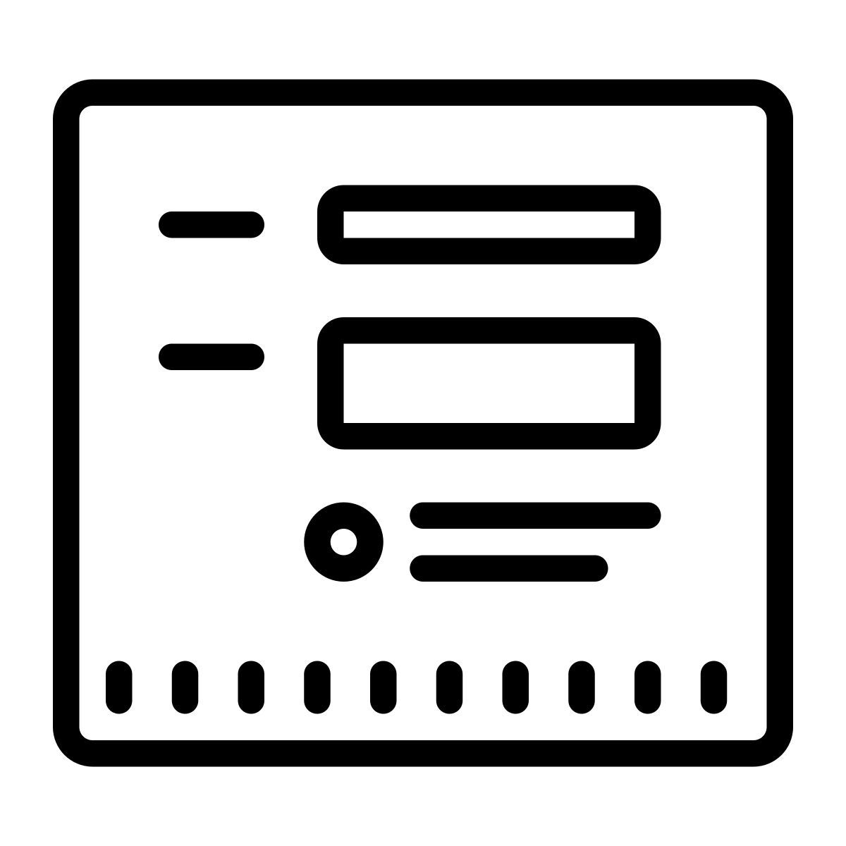 cute outline style 형태 icon