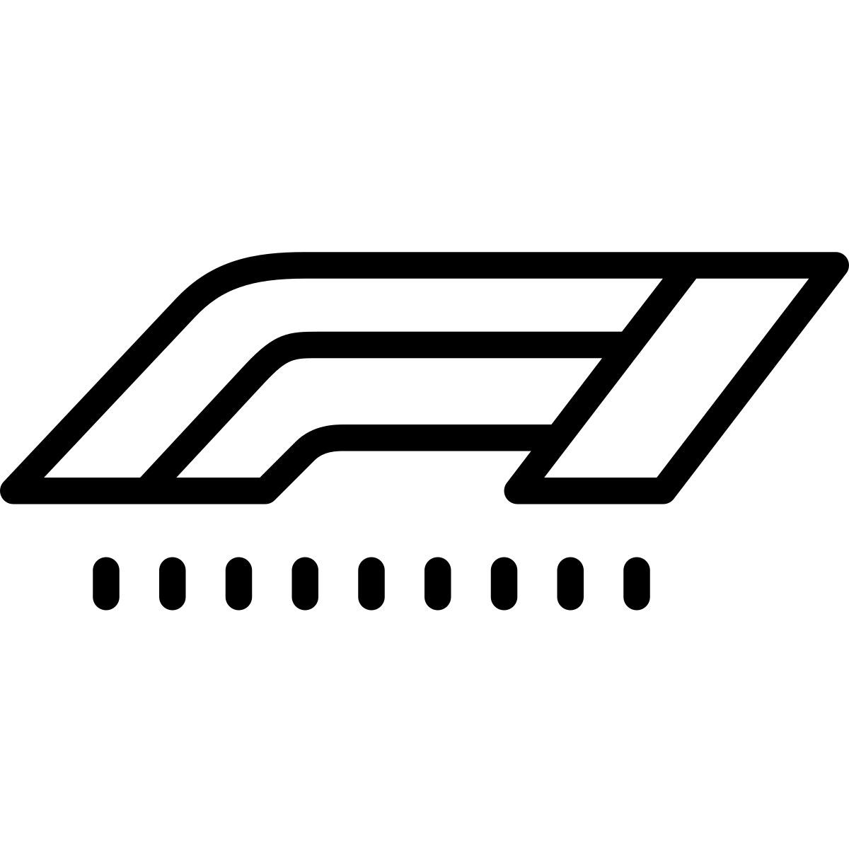 cute outline style 공식 1 icon