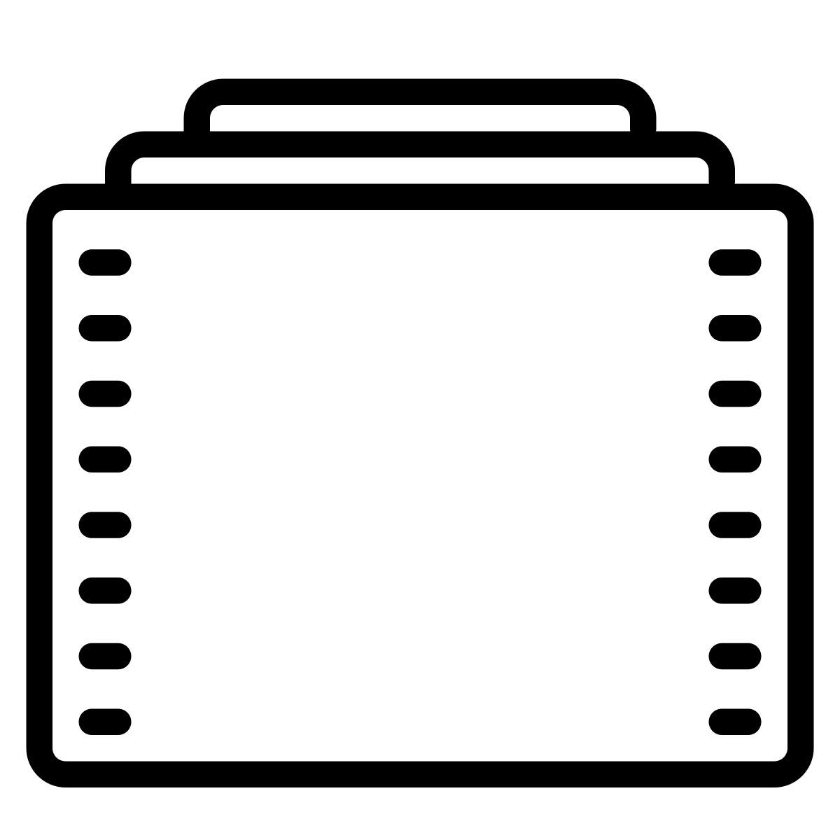 cute outline style 帧速率 icon