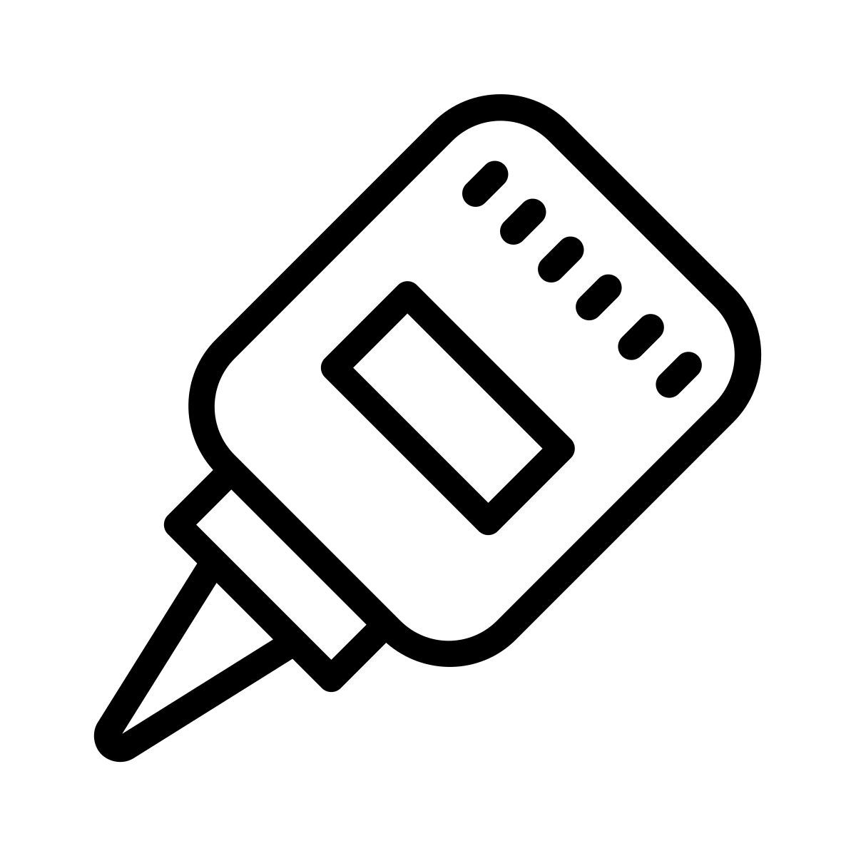 cute outline style colle icon
