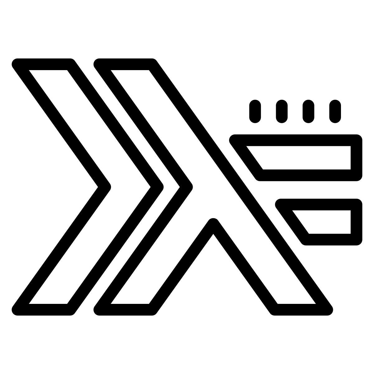 cute outline style haskell icon