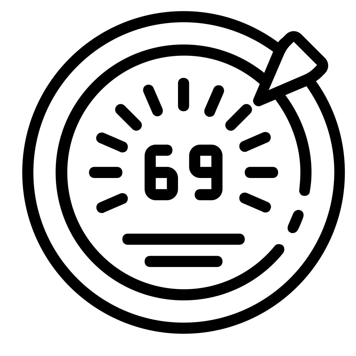 cute outline style 暖气自动化 icon