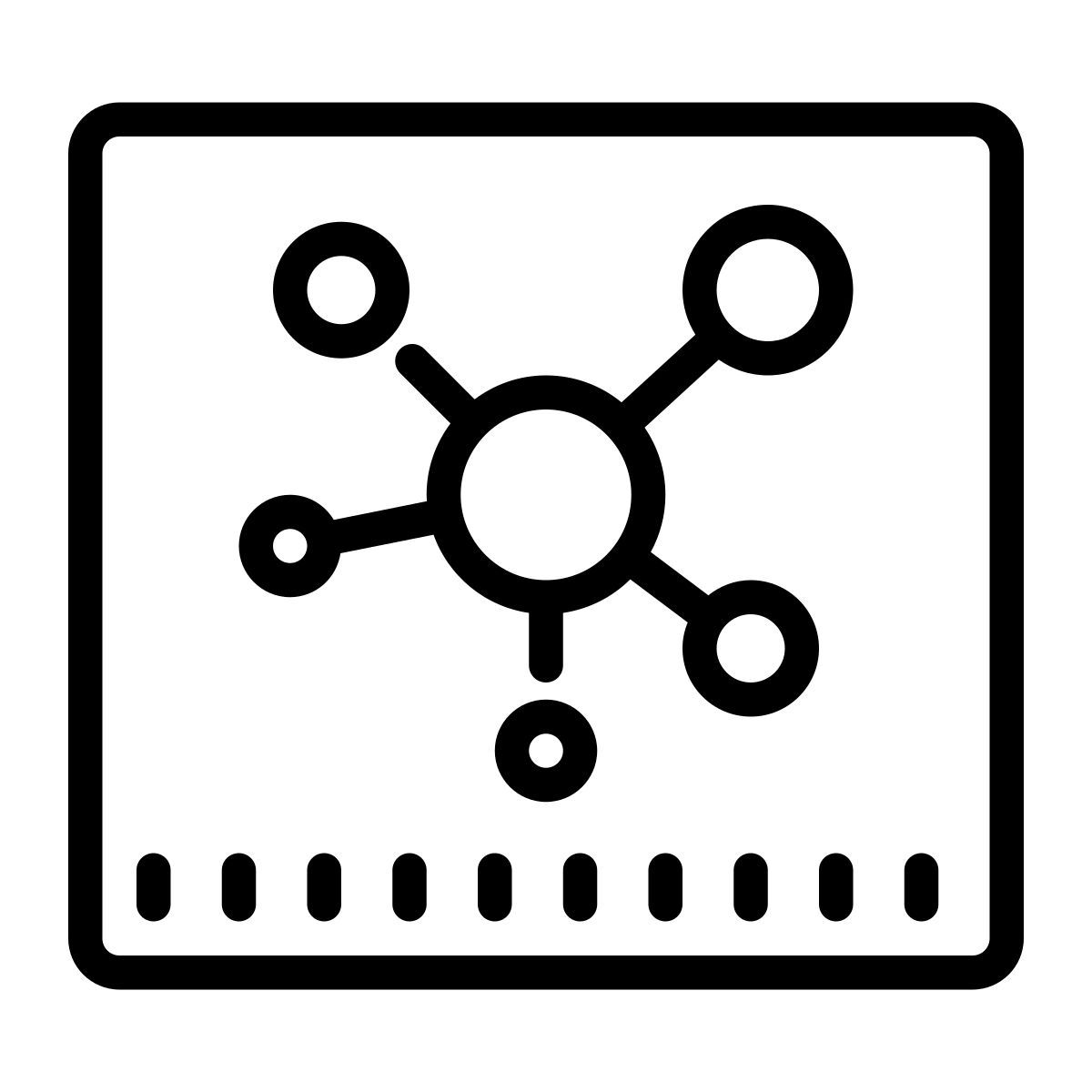 cute outline style eje icon