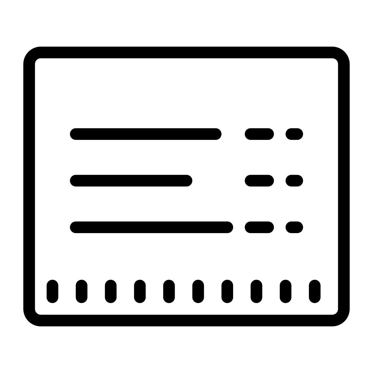 cute outline style en inventario icon