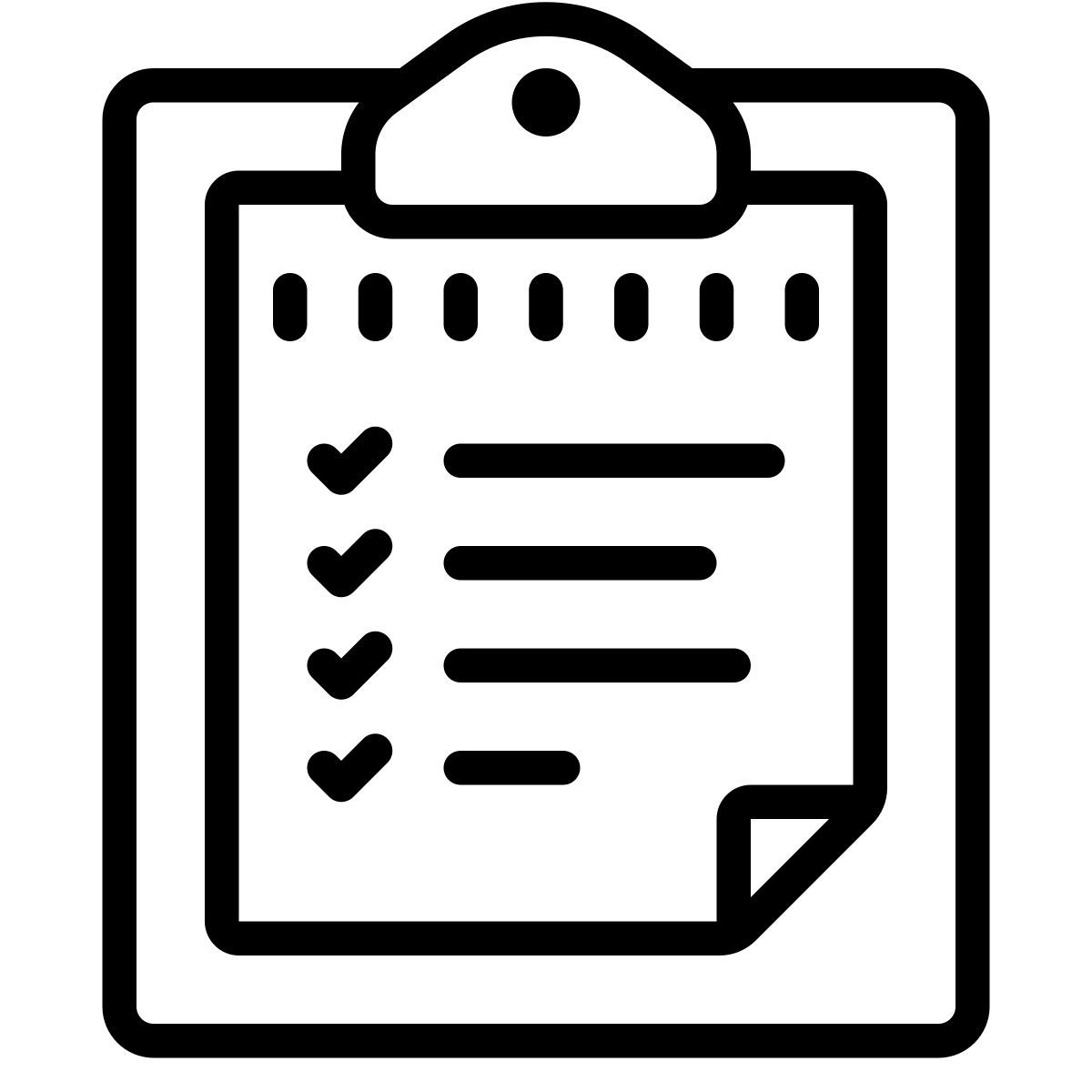 cute outline style lista icon