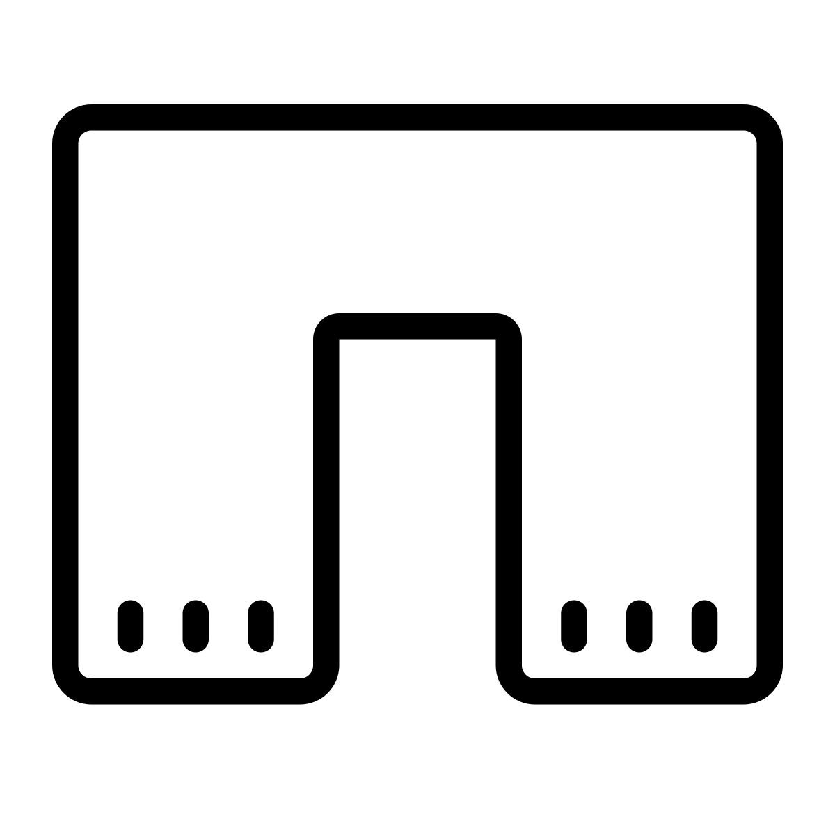 cute outline style netapp icon