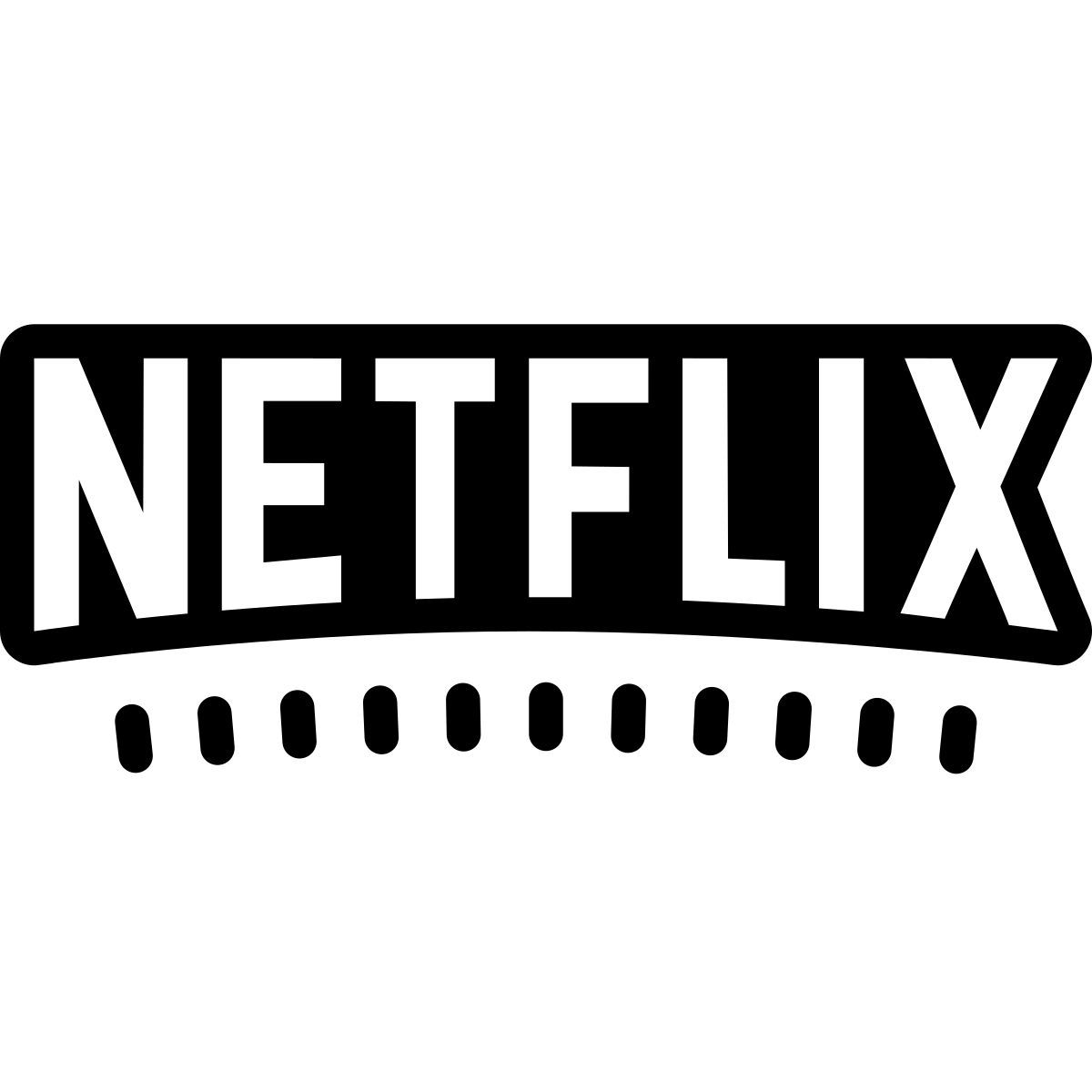 cute outline style netflix icon
