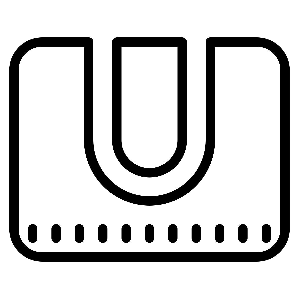 cute outline style nintendo wii u icon