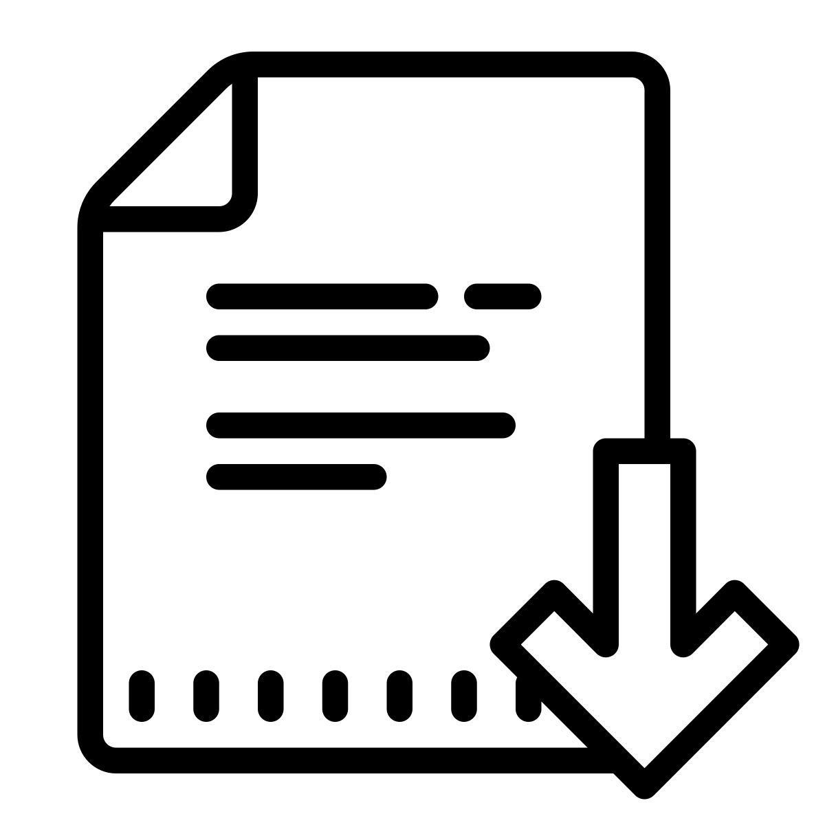 cute outline style open document icon