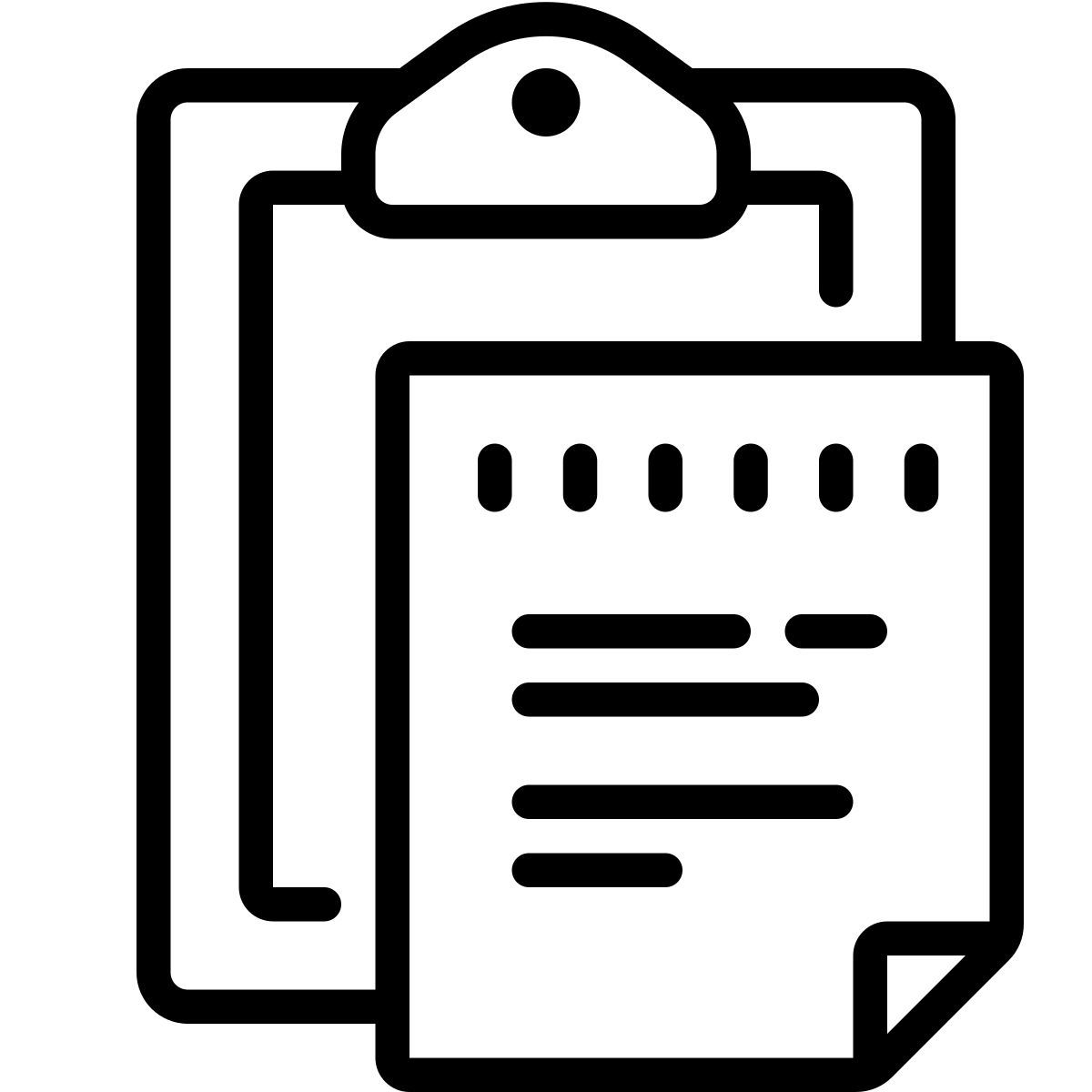 cute outline style paste icon