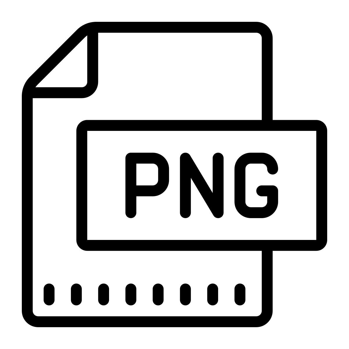 cute outline style png icon