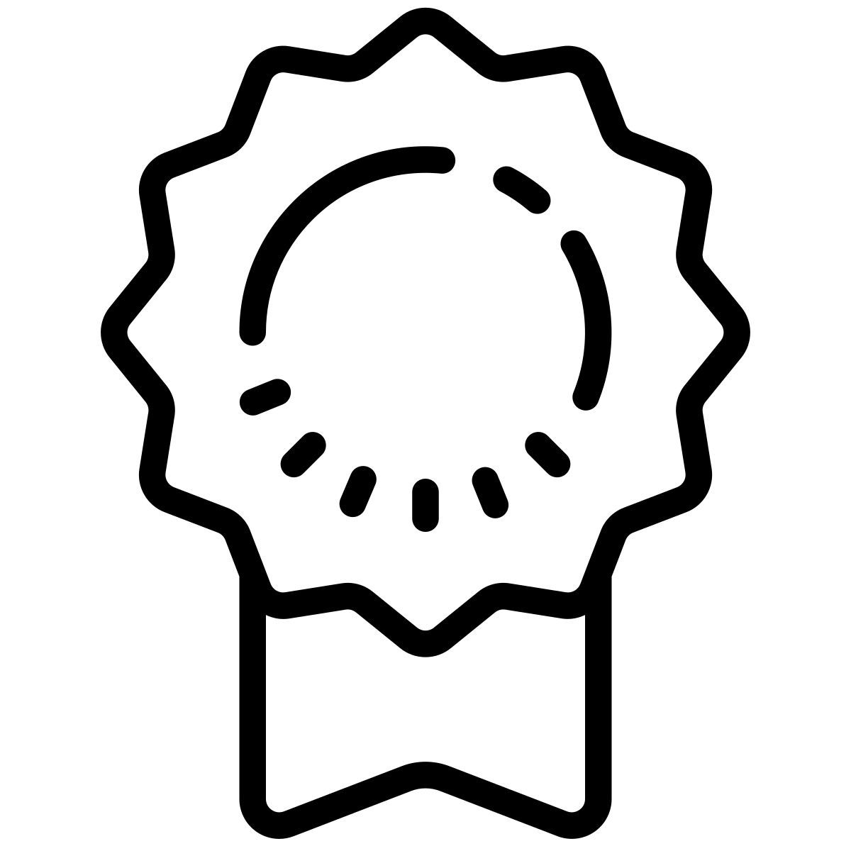 cute outline style 赢得 icon