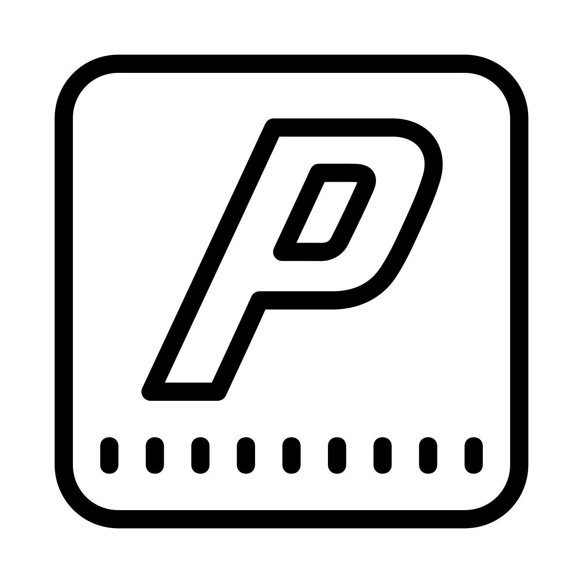 cute outline style progressive icon