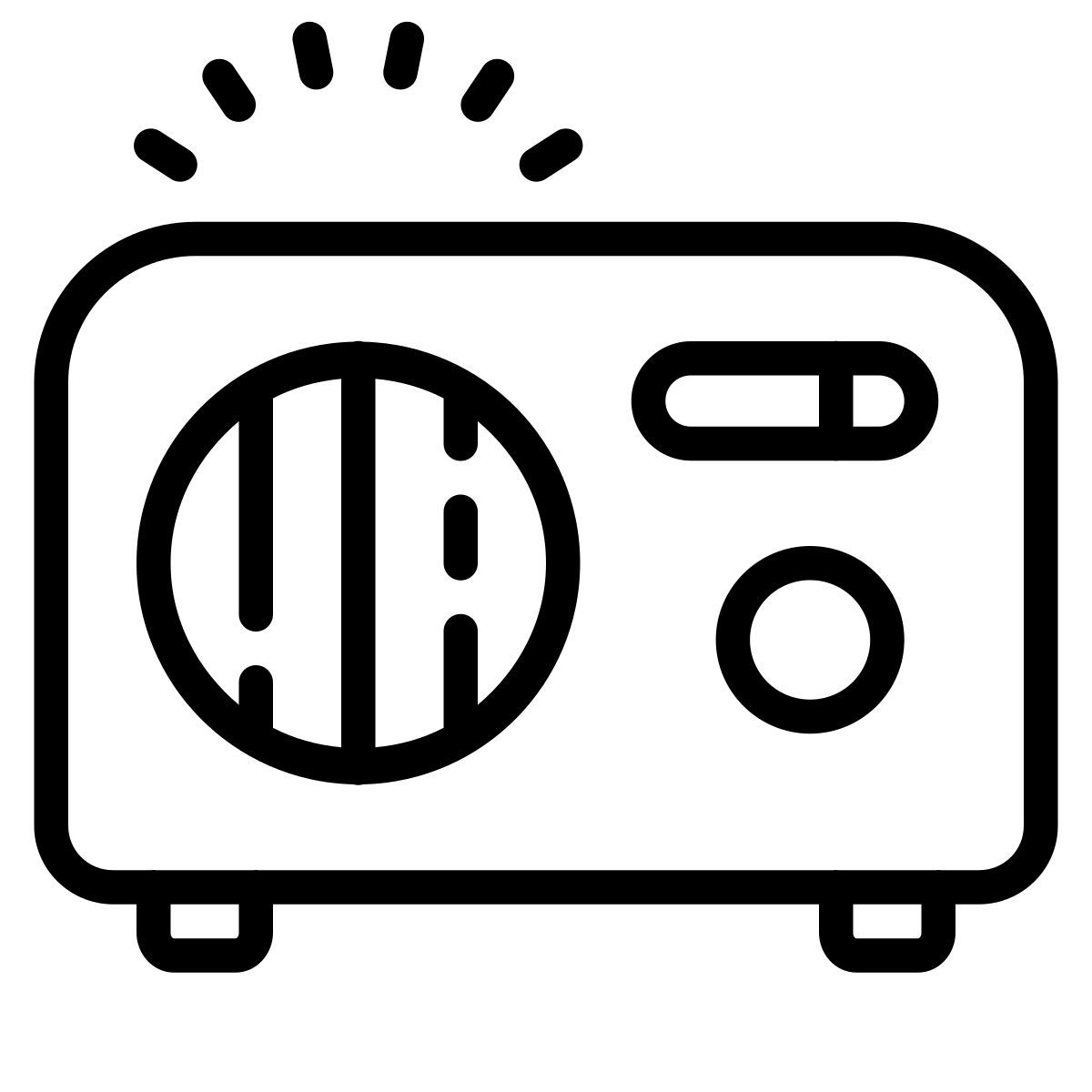 cute outline style noticias en tiempo real icon