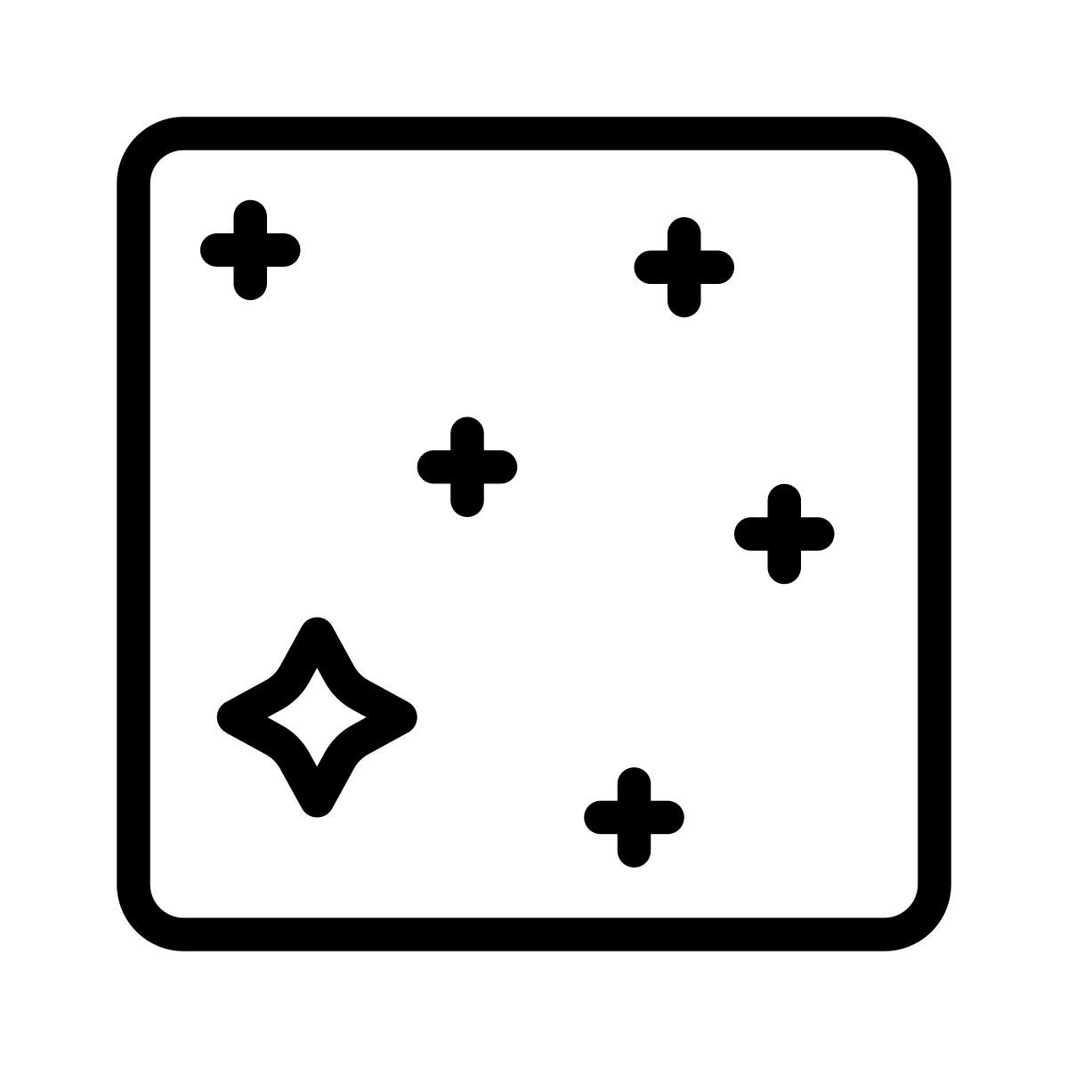 cute outline style 空间 icon