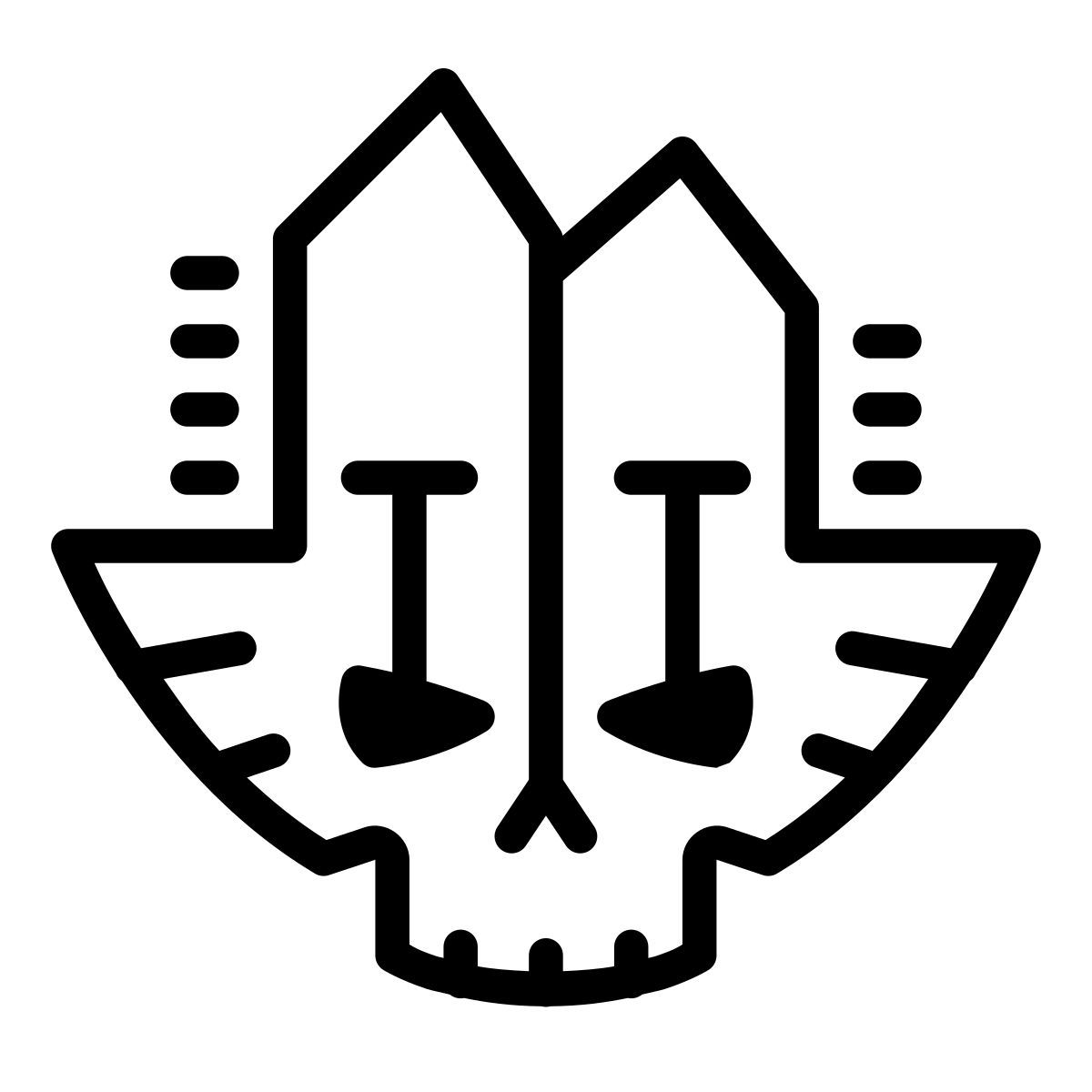 cute outline style warhammer darktide icon