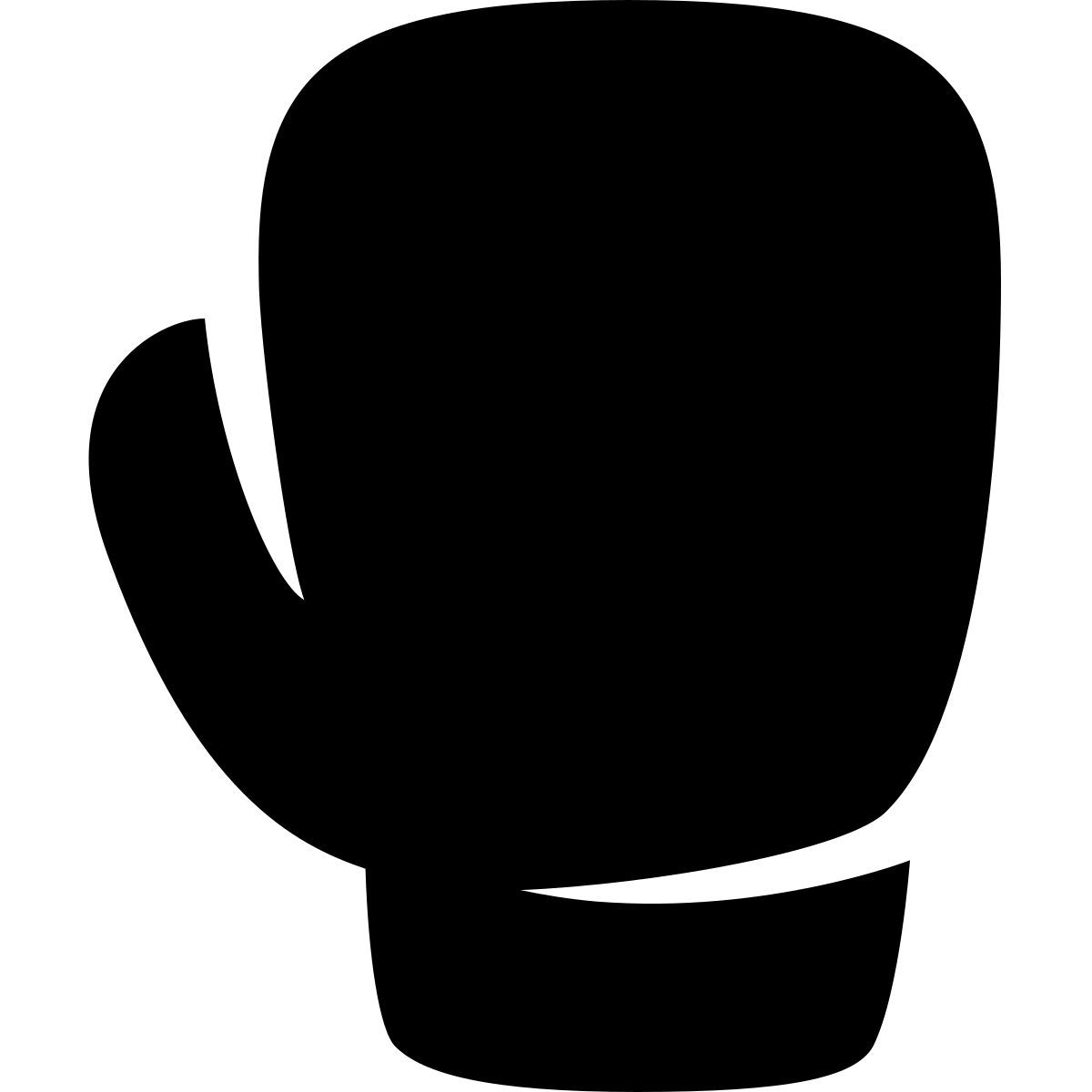 ice cream style boxing glove icon