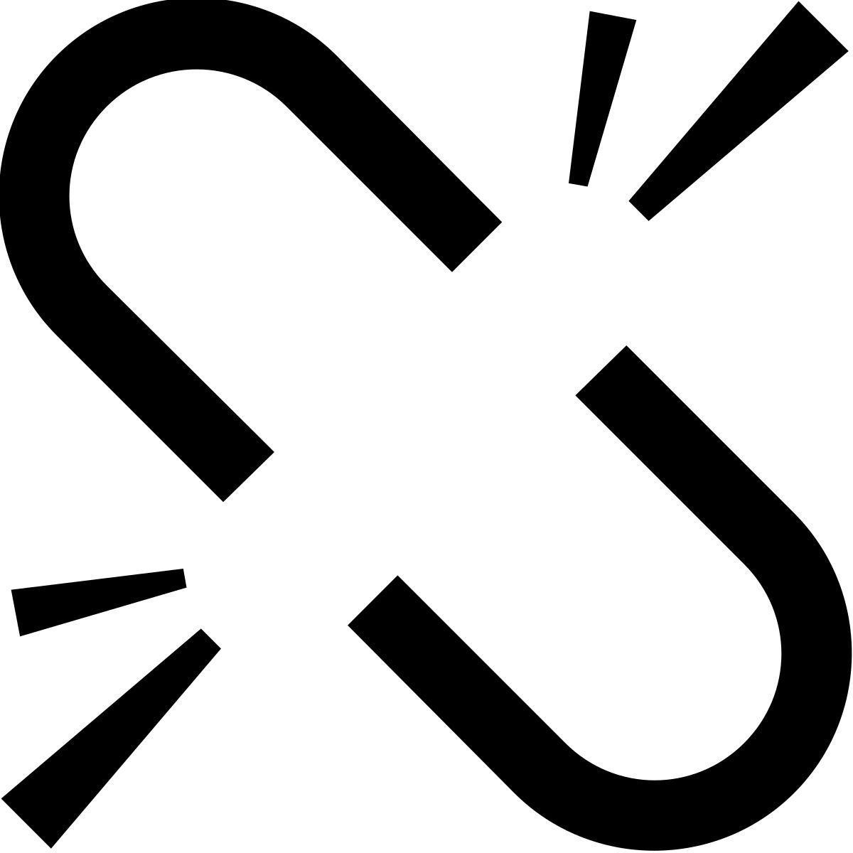 ice cream style lien brisé icon