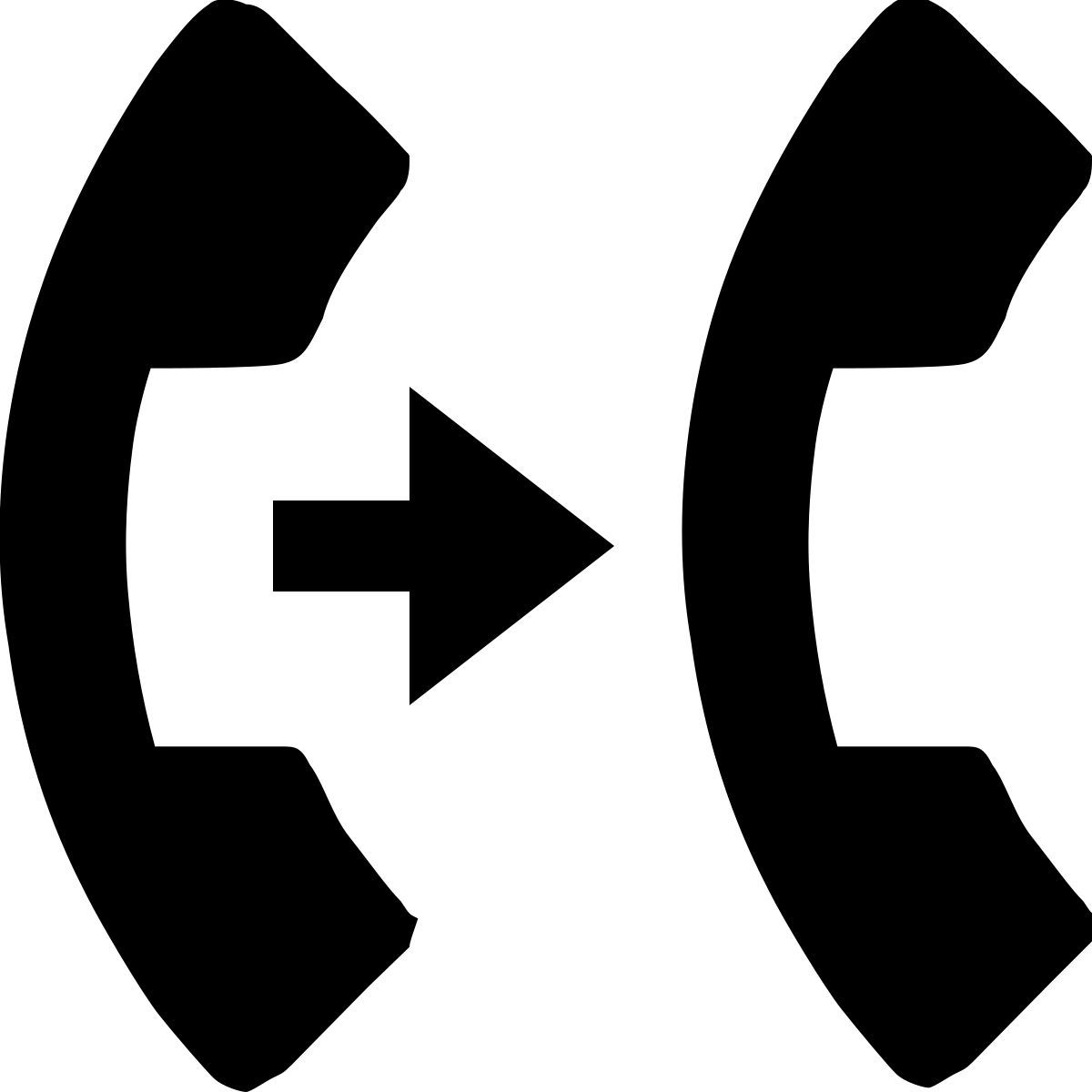 ice cream style 전화 연결 icon