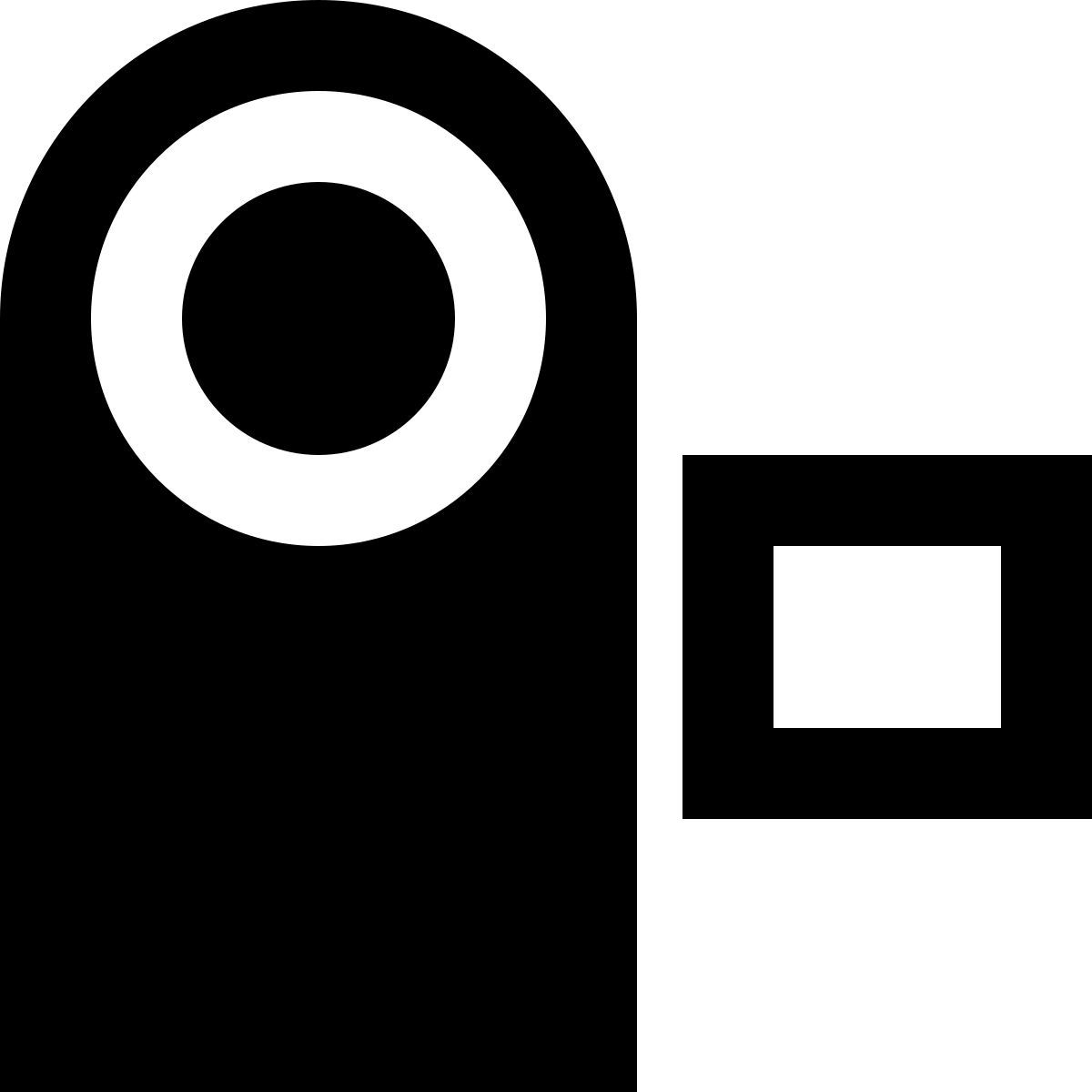 ice cream style videocamera icon
