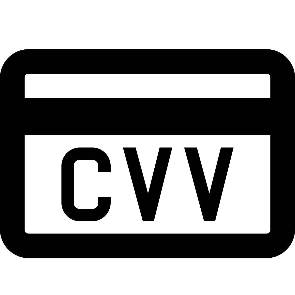 ice cream style card verification value icon