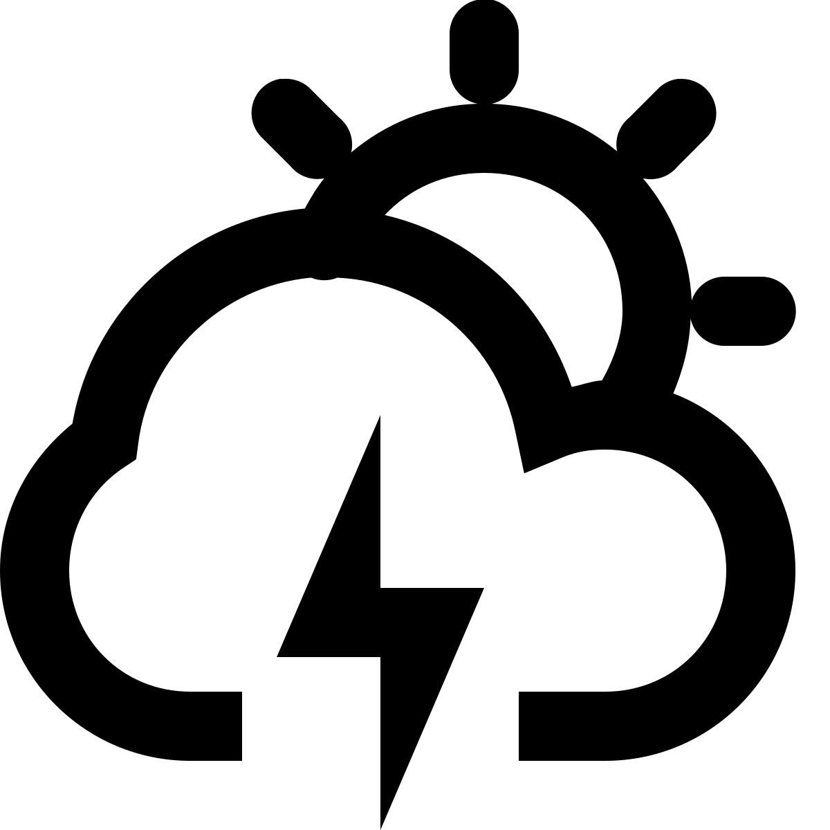 ice cream style possibilità di pioggia icon