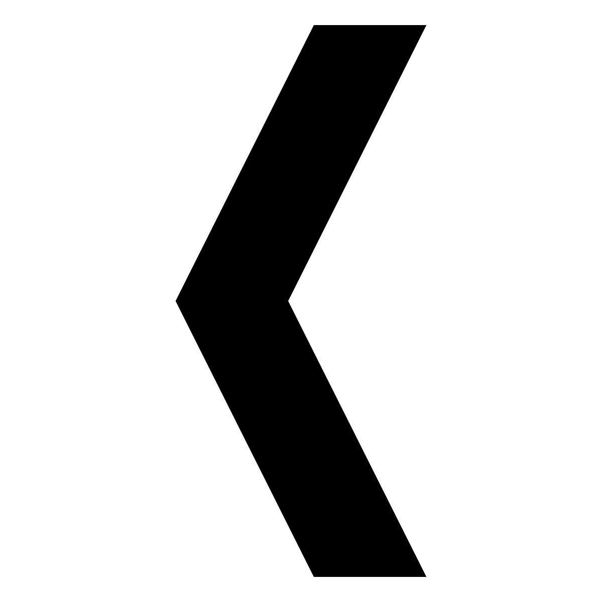 ice cream style chevron sinistra icon